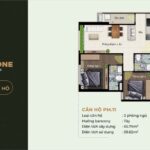 Layout thiết kế happy one premier căn 06